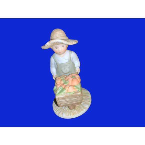 Homco Masterpiece Circle Of Friends Thank You Lord For A Bountiful Harvest - Picture 2 of 9